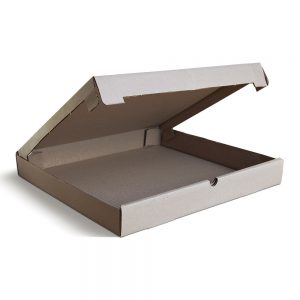 Large Pizza Box Made from Recycled Brown Chip Board